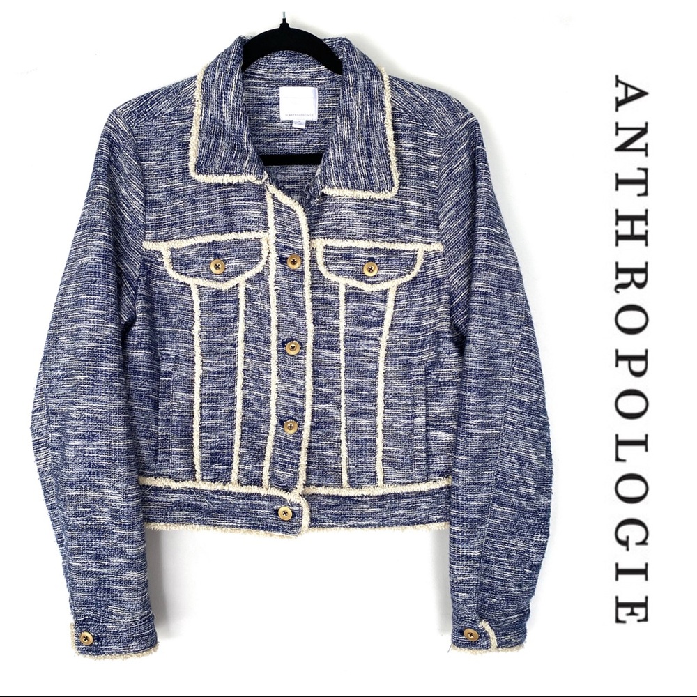 Anthropology • Ett Twa Cotton Blazer Jacket
